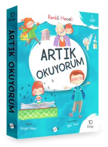 1. Sınıf - Artık Okuyorum 10 Kitap (Renkli Heceli) | Kitap Ambarı