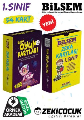 1. sınıf Bilsem Zeka Kartları / 6-7 Yaş Zeka Oyun Kartları | Kitap Amb