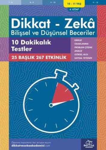 10-11 Yaş Dikkat - Zeka - Bilişsel ve Düşünsel Beceriler - 10 Dakikalı