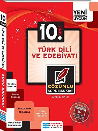 10. Sınıf Türk Dili ve Edebiyatı Çözümlü Soru Bankası | Kitap Ambarı