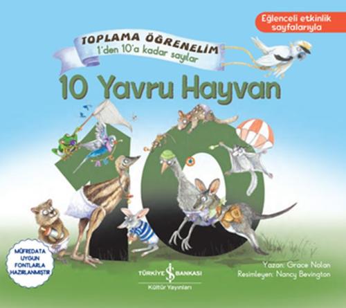 10 Yavru Hayvan - Toplama Öğrenelim 1'den 10'a Kadar Sayılar | Kitap A