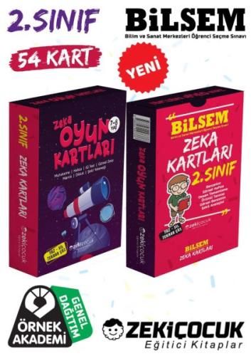 2. sınıf Bilsem Zeka Kartları / 7-8 Yaş Zeka Oyun Kartları | Kitap Amb