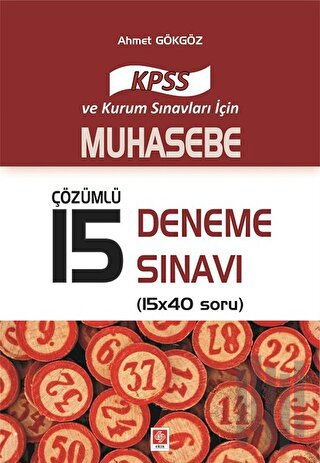 2017 KPSS Muhasebe Çözümlü 15 Deneme Sınavı | Kitap Ambarı