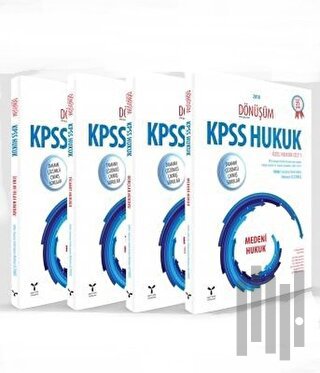 2018 Dönüşüm KPSS Hukuk Cilt 1 Özel Hukuk (4 Kitap Takım) | Kitap Amba