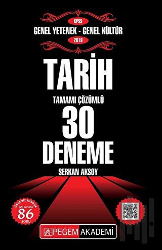 2019 KPSS Genel Yetenek Genel Kültür - Tarih Tamamı Çözümlü 30 Deneme 