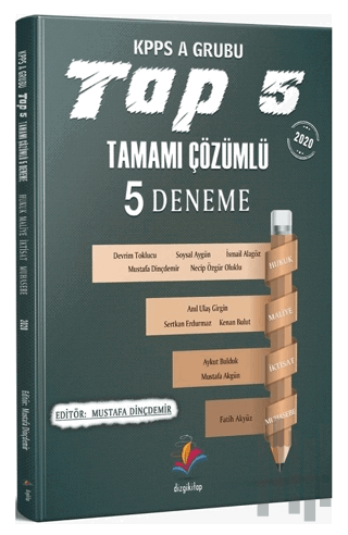 2020 KPSS A Grubu TOP 5 Deneme Çözümlü | Kitap Ambarı