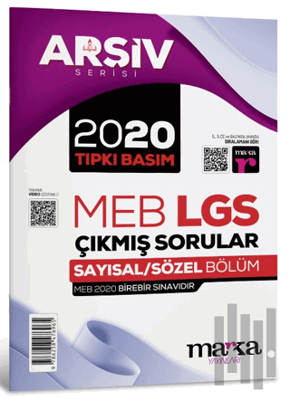 2020 LGS 8. Sınıf Arşiv Serisi Tıpkı Basım Çıkmış Sorular Tamamı Video