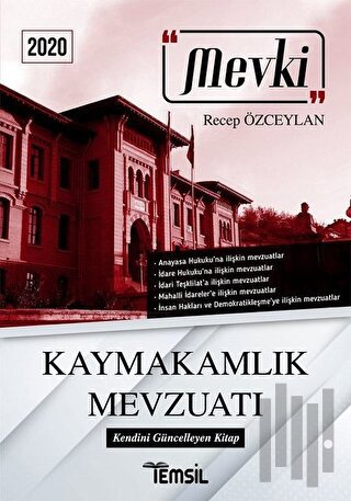 2020 Mevki Kaymakamlık Mevzuatı | Kitap Ambarı