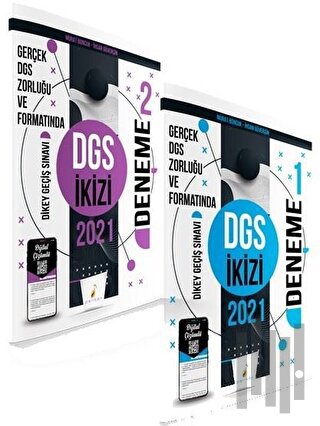 2021 DGS İkizi 2 Özgün Deneme Sınavı Dijital Çözümlü | Kitap Ambarı