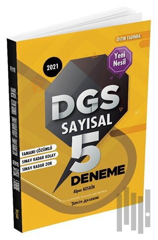 2021 DGS Sayısal Tamamı Çözümlü 5 Deneme | Kitap Ambarı