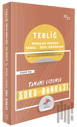 2021 Hakimlik Tebliğ Borçlar Hukuku Genel Özel Hükümler Soru Bankası Ç