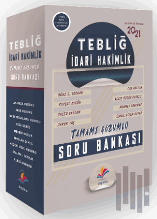 2021 İdari Hakimlik TEBLİĞ Soru Bankası Seti Çözümlü | Kitap Ambarı