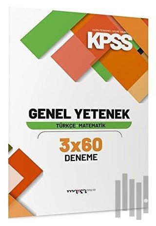 2021 KPSS Genel Yetenek 3x60 Deneme Sınavı | Kitap Ambarı