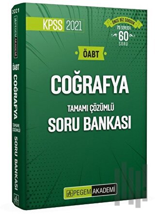 2021 KPSS ÖABT Coğrafya Tamamı Çözümlü Soru Bankası | Kitap Ambarı