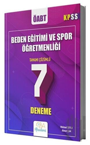 2021 ÖABT Beden Eğitimi ve Spor Öğretmenliği 7 Deneme Çözümlü | Kitap 