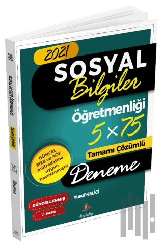 2021 ÖABT Sosyal Bilgiler Öğretmenliği 5x75 Deneme Çözümlü | Kitap Amb