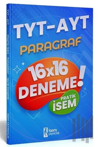 2021 TYT-AYT Pratik İsem Kazandıran Paragraf 16x16 Deneme | Kitap Amba