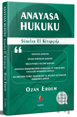 2022 Anayasa Hukuku Süreler Kitapçığı | Kitap Ambarı