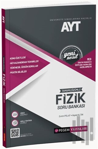 2022 AYT Tamamı Çözümlü Fizik Soru Bankası | Kitap Ambarı