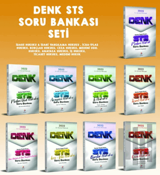 2022 Denk STS Soru Bankası Seti - 9 Kitap | Kitap Ambarı