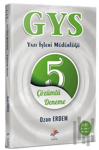 2022 GYS Yazı İşleri Müdürlüğü 5 Çözümlü Deneme | Kitap Ambarı