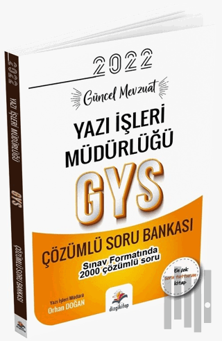 2022 GYS Yazı İşleri Müdürlüğü Çözümlü Soru Bankası | Kitap Ambarı