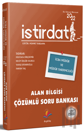 2022 İcra Müdür ve Yardımcılığı İstirdat Alan Bilgisi Soru Bankası Çöz