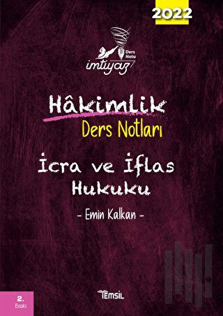 2022 İmtiyaz Hakimlik Ders Notları - İcra ve İflas Hukuku | Kitap Amba