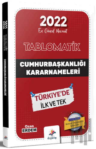 2022 Kaymakamlık Tablomatik Cumhurbaşkanlığı Kararnameleri Mevzuat Kon