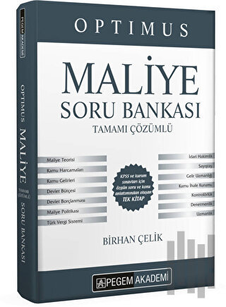 2022 KPSS A Grubu Optimus Maliye Tamamı Çözümlü Soru Bankası | Kitap A