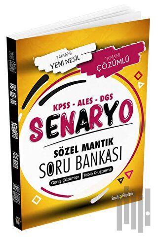 2022 KPSS ALES DGS Sözel Mantık Senaryo Soru Bankası Çözümlü | Kitap A