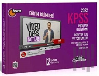 2022 KPSS Eğitim Bilimleri Program Geliştirme - Öğretim İlke ve Yöntem