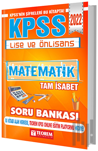 2022 KPSS Lise ve Önlisans Tam İsabet Matematik Soru Bankası | Kitap A