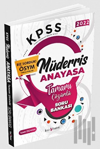 2022 KPSS Müderris Anayasa Tamamı Çözümlü Soru Bankası | Kitap Ambarı