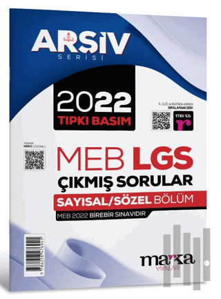 2022 LGS 8. Sınıf Arşiv Serisi Tıpkı Basım Çıkmış Sorular Tamamı Video