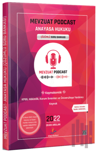 2022 Mevzuat Podcast Anayasa Hukuku Çözümlü Soru Bankası | Kitap Ambar