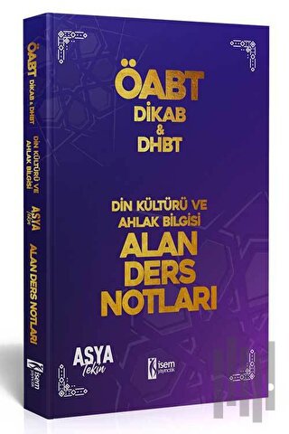 2022 ÖABT Din Kültürü ve Ahlak Bilgisi DHBT Alan Ders Notları | Kitap 