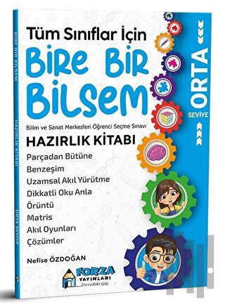 2022 Tüm Sınıflar İçin Bire Bir Bilsem Orta Seviye Hazırlık Kitabı | K