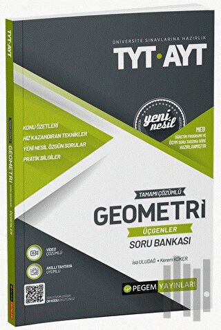 2022 TYT-AYT Tamamı Çözümlü Geometri (Üçgenler) Soru Bankası | Kitap A