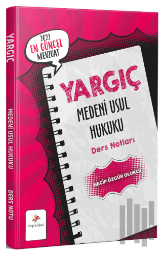 2022 Yargıç Medeni Usul Hukuku Ders Notları | Kitap Ambarı