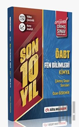 2023 ÖABT Fen Bilimleri Kimya Son 10 Yıl Orijinal Çıkmış Sınav Sorular