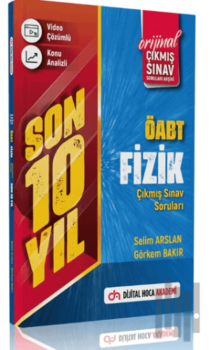 2023 ÖABT Fizik Son 10 Yıl Orijinal Çıkmış Sınav Soruları Video Çözüml