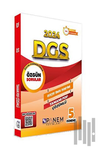 2024 DGS Tamamı Çözümlü Özgün 5 Deneme | Kitap Ambarı