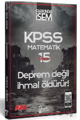 2024 Farkında İsem KPSS Aşina Matematik 15 Deneme | Kitap Ambarı