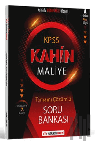 2024 KPSS A Grubu Kahin MALİYE Tamamı Çözümlü Soru Bankası | Kitap Amb