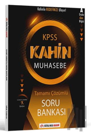 2024 KPSS A Grubu Kahin Muhasebe Tamamı Çözümlü Soru Bankası | Kitap A