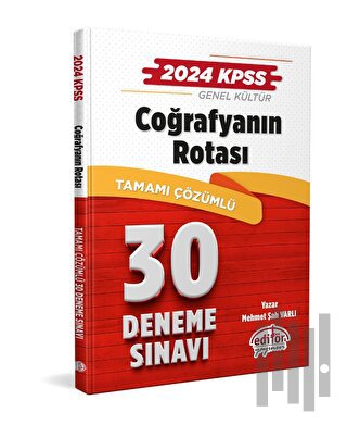 2024 KPSS Coğrafyanın Rotası Tamamı Çözümlü 30 Deneme Sınavı | Kitap A