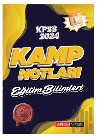 2024 KPSS Eğitim Bilimleri Kamp Notları | Kitap Ambarı