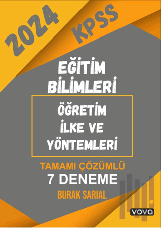 2024 KPSS Eğitim Bilimleri Öğretim İlke ve Yöntemleri Tamamı Çözümlü 7