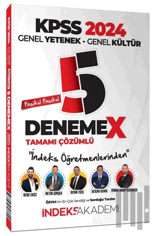 2024 KPSS Genel Yetenek Genel Kültür 5 DenemeX Fasikül Çözümlü | Kitap